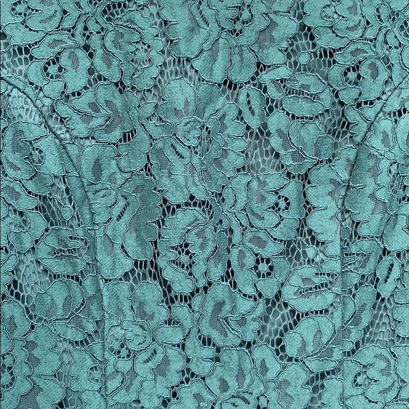 Lulu’s Polished to Perfection Green Lace Dress - Picture 3 of 4